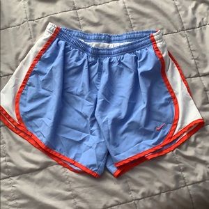 Nike Blue, Red and White Dri-Fit shorts